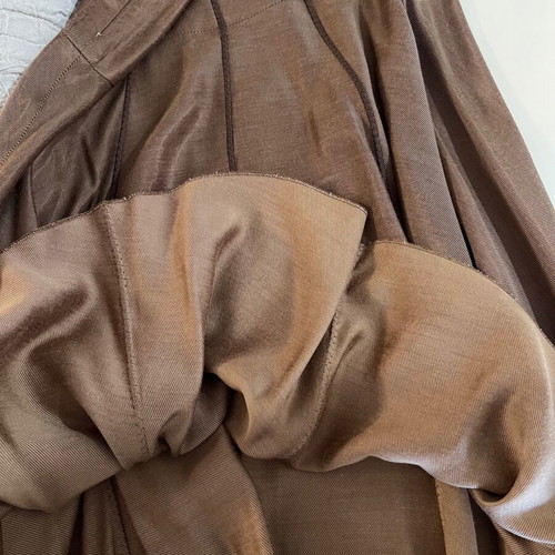 Roberto Cavalli Class midi skirt, brown, A-line flared