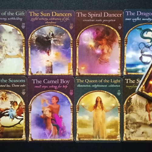 Wisdom of the Hidden Realms Oracle Cards deck like new