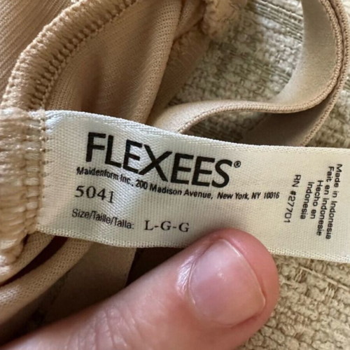 Seamless Flexees jumpsuit nude beige new with inner chest support