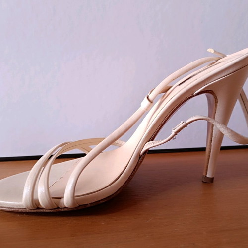 Calvin Klein sandals like new, beige, size 38