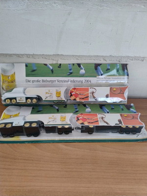 Bit Burger 2004 Collectible Train Miniatures Set of 2 New