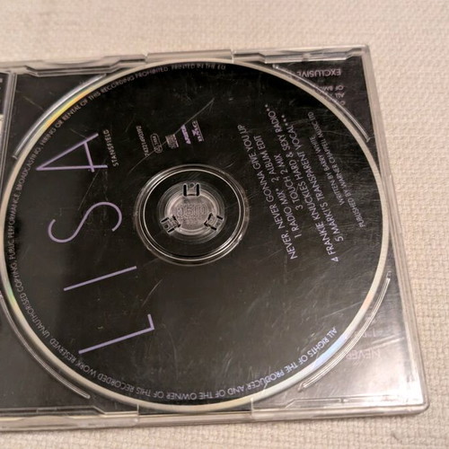 Lisa Stansfield Never Never Gonna Give You Up CD single used, electronic