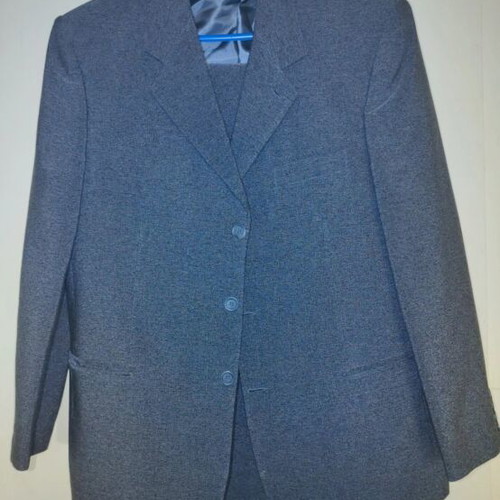 Yiannis men's suit set (jacket & trousers), dark grey, size XL