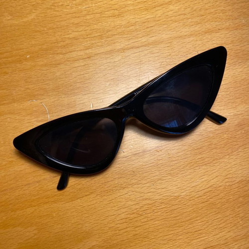 Black sunglasses used, barely worn