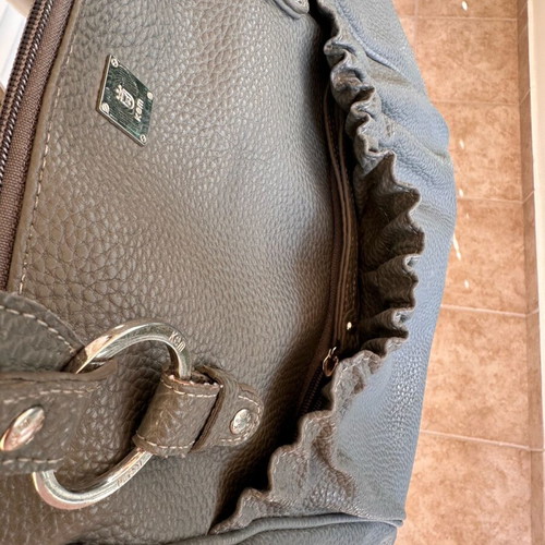 Kem bag used, gray, large capacity with pockets