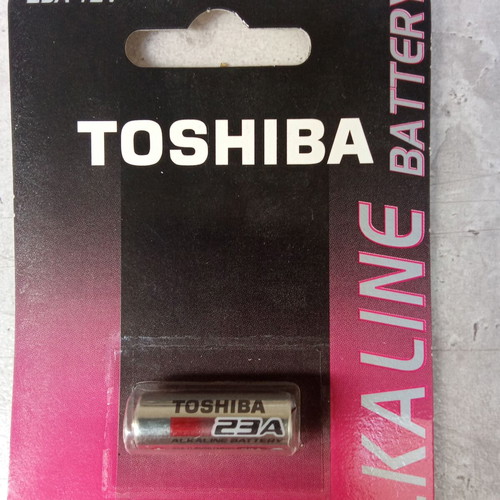 Toshiba Alkaline Battery 23A 12V new, 2000s decade