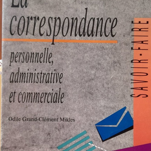 French language learning books used with handwritten notes