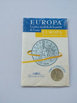 Συλλεκτικό νόμισμα Europa 1999 μεταχειρισμένο, έκδοση Νομισματοκοπείου Παρισίου