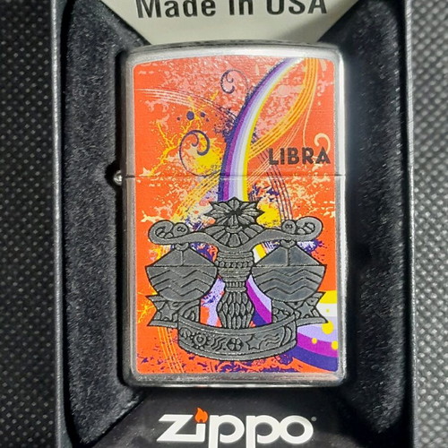 Zippo lighter Libra new in excellent condition