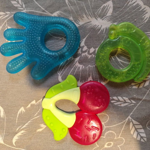 Baby teething set used, pack of 3
