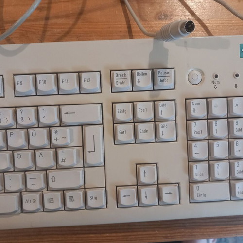 Siemens KBPC P2 Vintage Keyboard used, PS/2, QWERTZ Layout