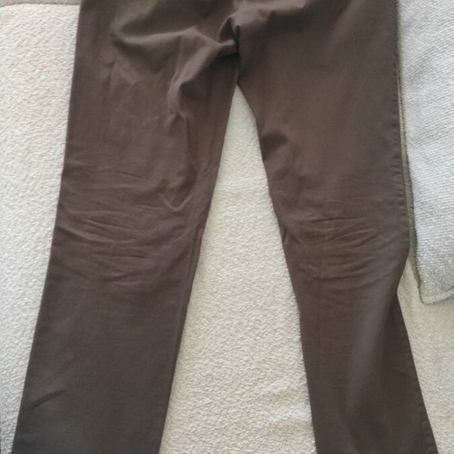 Fabric pants used, size 34, blue and brown