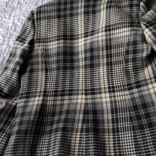 Winter checked jacket vintage, size 50, like new
