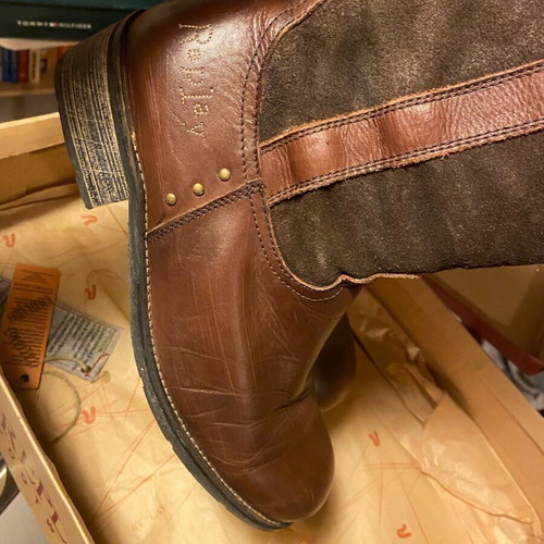 Replay vintage leather boots like new brown size 41
