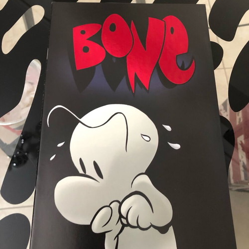 Bone number 50 foil logo cover comic book new, 1st print 2002 by Jeff Smith