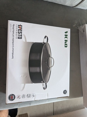 Cooking pot with ceramic coating, 28x9cm