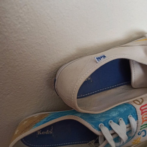 Keds women's shoes like new, painted, size 39