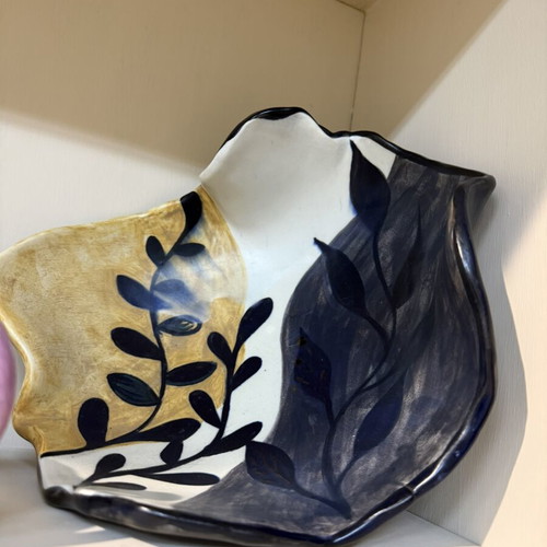 Handmade ceramic fruit bowl new