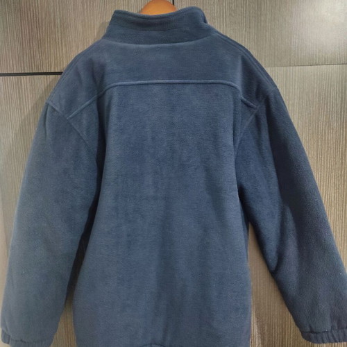 Jacket men's fleece with lining, size XL, like new, navy blue