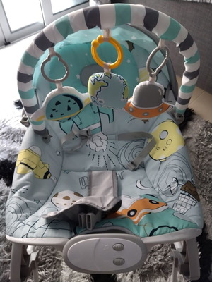 Moni Space ηλεκτρικό relax μωρού Space Tour με μουσική και δόνηση έως 9kg σαν καινούργιο