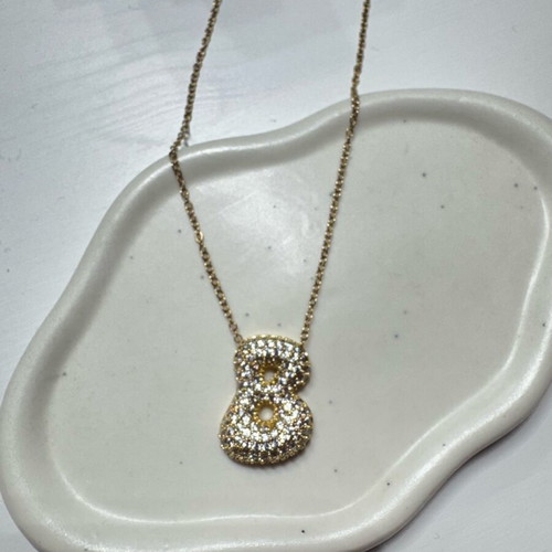 Monogram bubble new, gold color