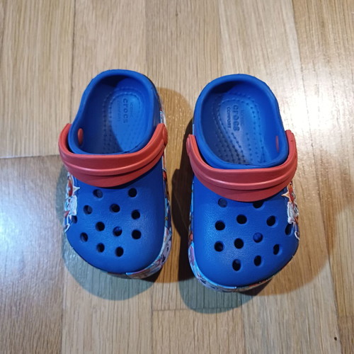 Crocs Clogs Paw Patrol Like New Size 20-21 Blue Multicolor