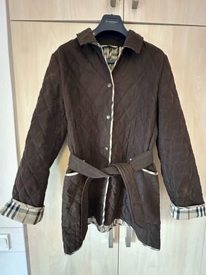 Burberry quilted trench coat used size S/M brown