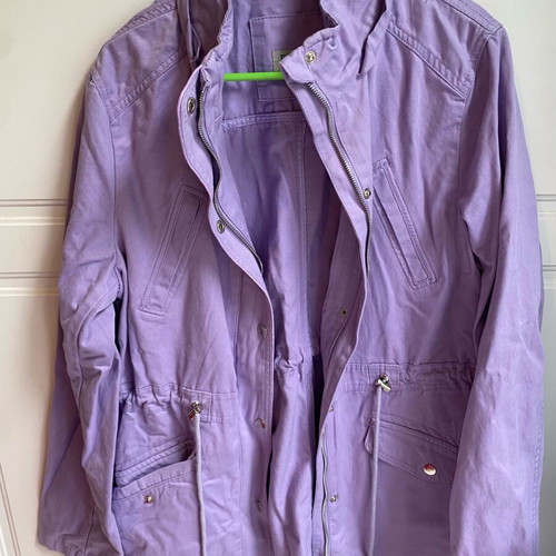 Capartina jacket like new, size Large, purple spring