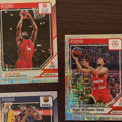 Panini Donruss Euroleague 2024-2025 cards like new, pack of 9