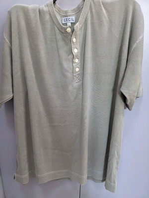 Cecil men's shirt like new, size M, green, short sleeve