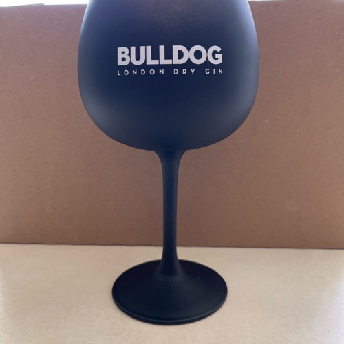 Cocktail glass Bulldog London Dry new, black matte