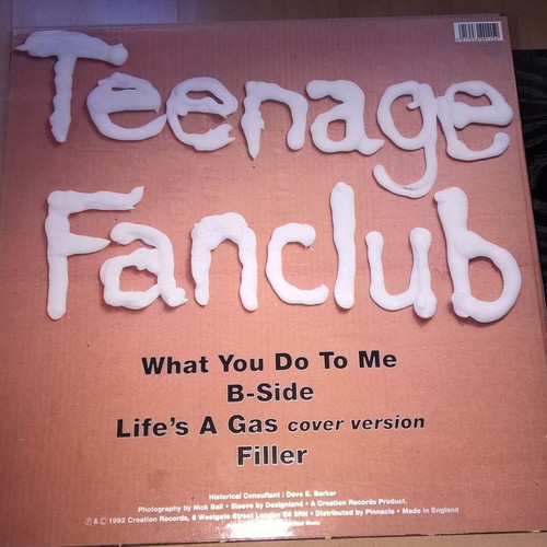 Teenage Fanclub What You Do To Me 12'' EP μεταχειρισμένο, rock