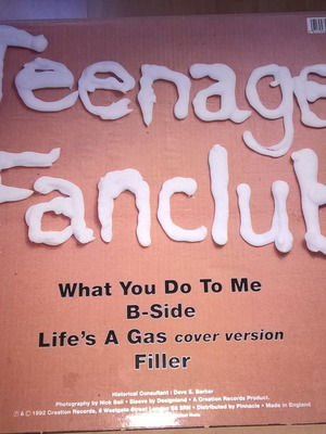 Teenage Fanclub What You Do To Me 12'' EP μεταχειρισμένο, rock