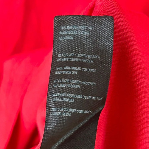 Nikkie Red T-Shirt Dress with Noir Rouge Print, Size 34