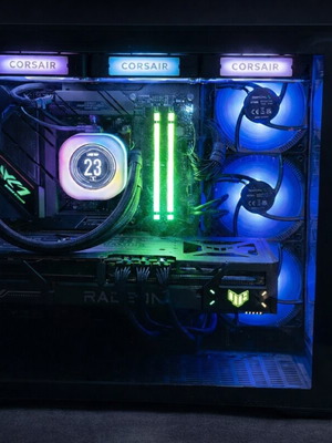 Gaming Desktop PC Ryzen 7 9800X3D with 32GB DDR5 and Radeon RX 9070 XT new