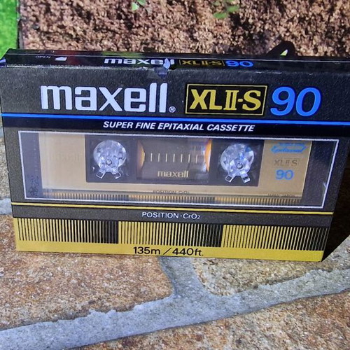 Maxell XL II-S 80s High Bias Chrome Cassette Tape New
