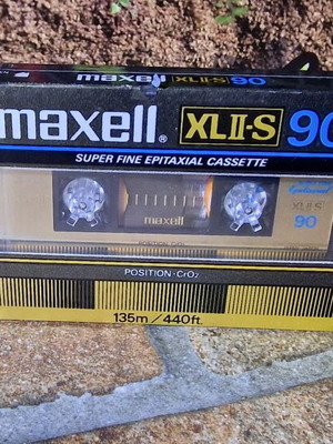 Maxell XL II-S 80s High Bias Chrome Cassette Tape New