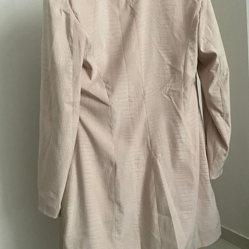 Vintage Satin Jacket Emanuel Navaro Medium Champagne Beige like new