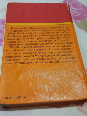 German dictionary used