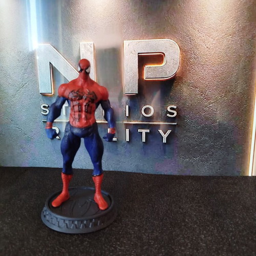 Spiderman figure 19cm height, new, PLA material