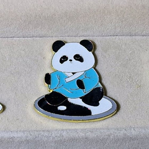 Panda enamel pins set like new