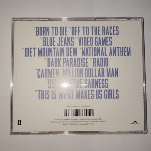 Lana Del Rey Born To Die Greece Special Edition CD μεταχειρισμένο, pop