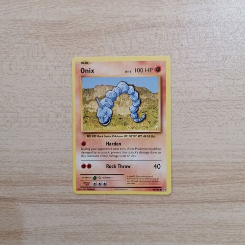 Pokémon Onix Evolutions 2016 card new