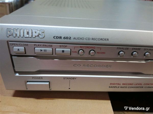 CD recorder philips cdr 602 me vlavi