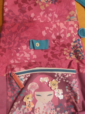 Girl's bag like new, branded, shoulder and backpack style
