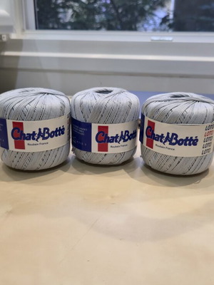 Vintage Chat Botté Fil d Ecosse knitting yarn set of 3 new