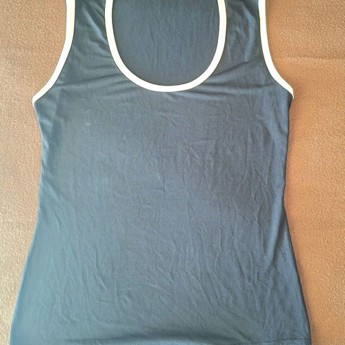 Viva Activewear tank top, medium/large, black and yellow