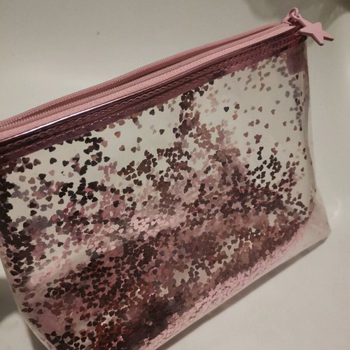 Cosmetic bag new pink