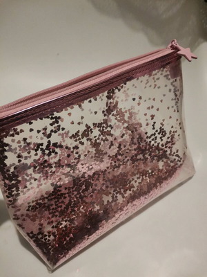 Cosmetic bag new pink