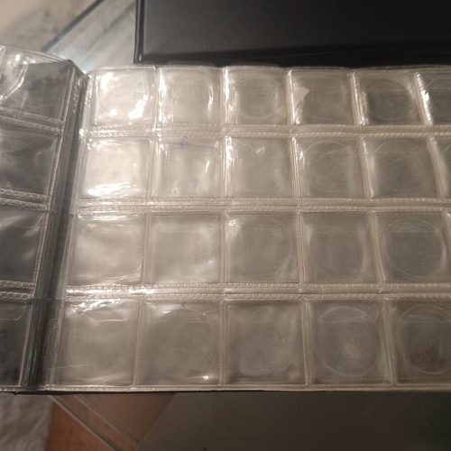 Coin collection album with 240 slots